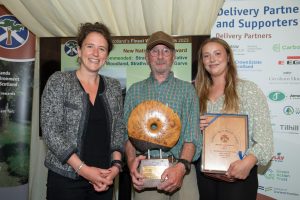 Woodland Trust Scotland trophy for New Native Woods - 2023 Winner: Robin Sedgwick for Martyn's Wood, Crannich, Isle of Mull. © Julie Broadfoot