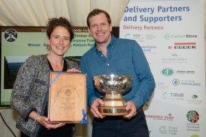 Quality Timber Awards 2023 - John Kennedy trophy for Multipurpose Forestry - Winner: CCF LLP for Barracks Forest, Kinloch Rannoch. © Julie Broadfoot