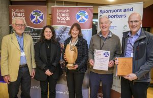 Scotland’s Finest Woods awards 2025 - Urban Forestry Winner with Cabinet Secretary.