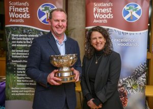 Scotland’s Finest Woods awards 2025 - Quality Timber Awards: New Commercial Woods Winner with Cabinet Secretary.
